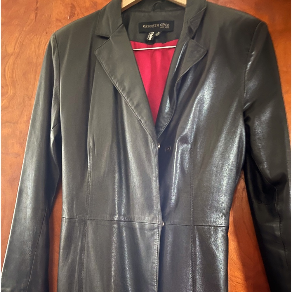 Kenneth Cole Leather Jacket Ladies